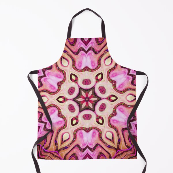 Item preview, Boho Vibes Abstract Kaleidoscope Maximalism Hippie Style Eclectic Mix of Lilac Pink Cream 15 of 16 designed and sold by Beachy.