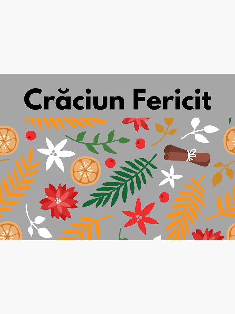 "Crăciun Fericit, Frohe Weihnachten auf Rumänisch, Frohe Weihnachten