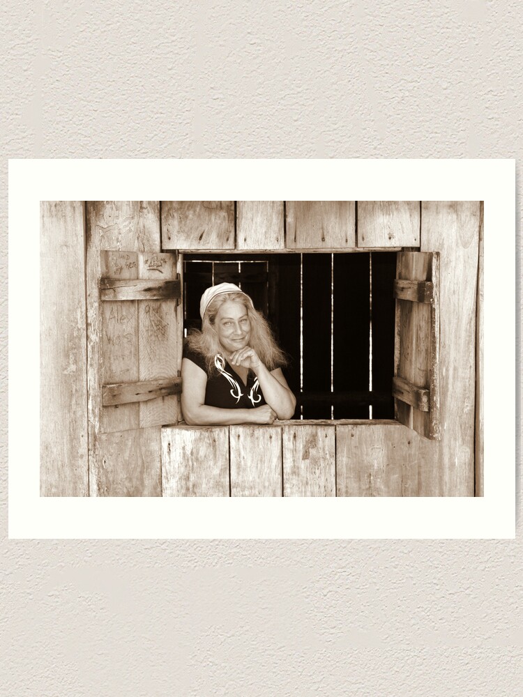 Alternate view of Angie at Mulligans Hut Art Print