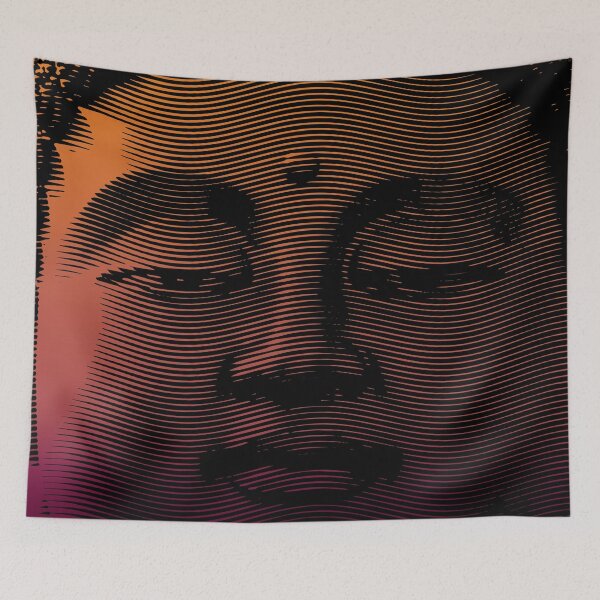 Item preview, Big Big Buddha Head - Line Art designed and sold by SayAhh.