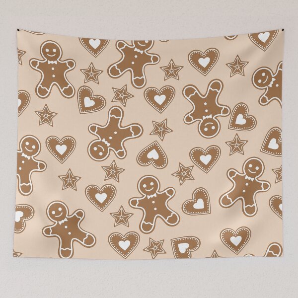 Item preview, Christmas Gingerbread Pattern designed and sold by Coffee Lifestyle.