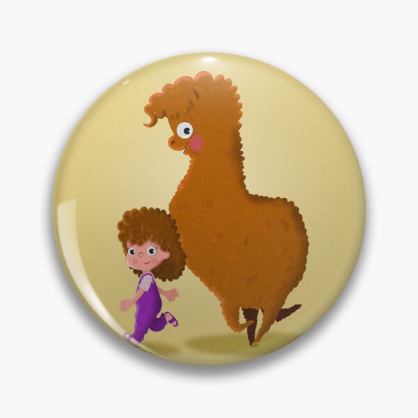 Item preview, Alpaca and girl walking together designed and sold by MyParadiseGifts.