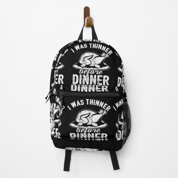 Item preview, I Was Thinner Before Dinner, Funny Thanksgiving Dinner Quotes designed and sold by fooderiffic.