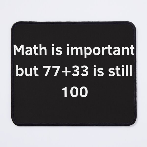 Item preview, math is important designed and sold by Ohayomoumen.
