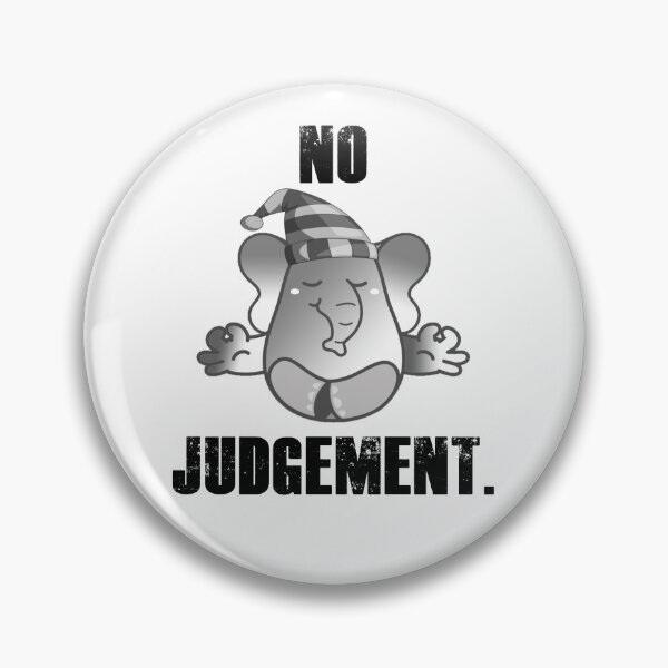 Item preview, Elephant Teaching Meditation - No Judgement designed and sold by my-green-gecko.