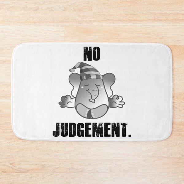 Item preview, Elephant Teaching Meditation - No Judgement designed and sold by my-green-gecko.
