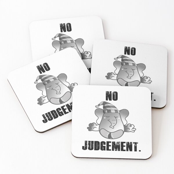 Item preview, Elephant Teaching Meditation - No Judgement designed and sold by my-green-gecko.