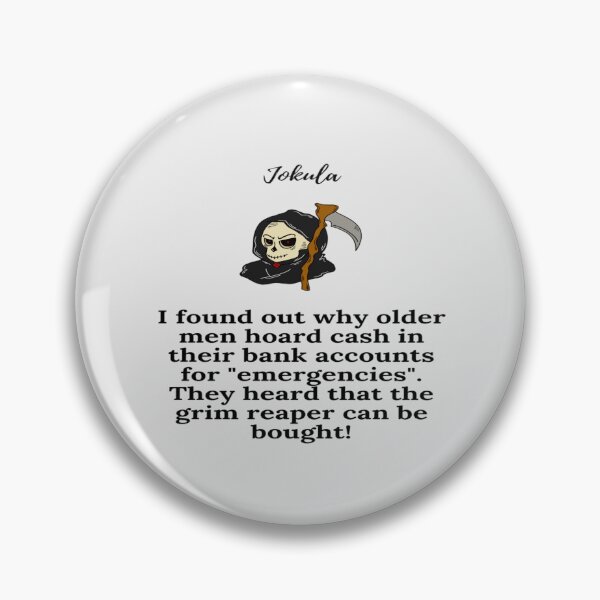 Item preview,  "Jokula old men hoarding cash  " black designed and sold by skoumpourdides.