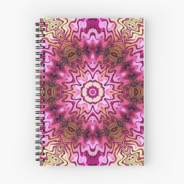 Item preview, Boho Vibes Abstract Kaleidoscope Maximalism Hippie Style Eclectic Mix of Lilac Pink Cream 16 of 16 designed and sold by Beachy.
