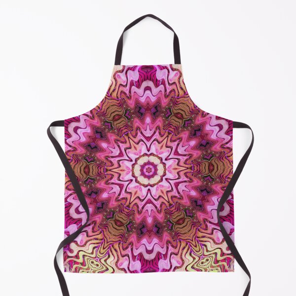 Item preview, Boho Vibes Abstract Kaleidoscope Maximalism Hippie Style Eclectic Mix of Lilac Pink Cream 16 of 16 designed and sold by Beachy.