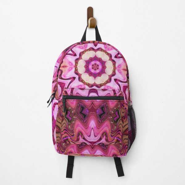 Item preview, Boho Vibes Abstract Kaleidoscope Maximalism Hippie Style Eclectic Mix of Lilac Pink Cream 16 of 16 designed and sold by Beachy.
