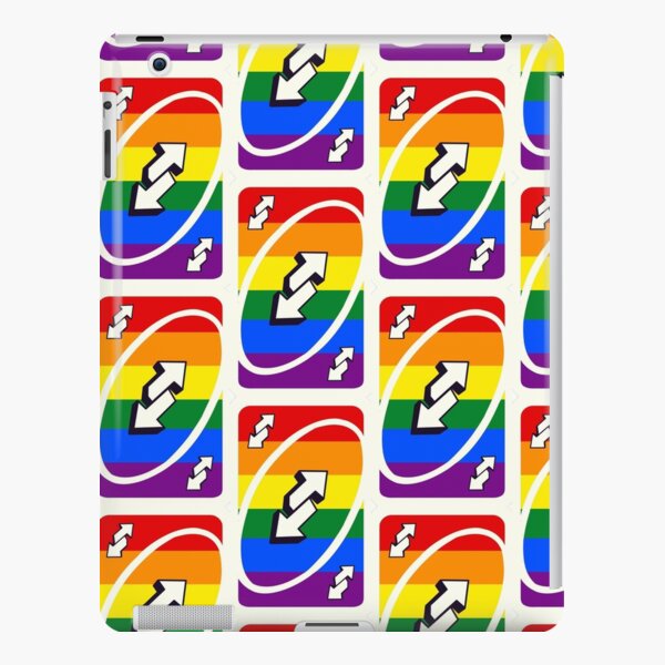 gay pride uno reverse card iPad Case & Skin for Sale by dallonashby