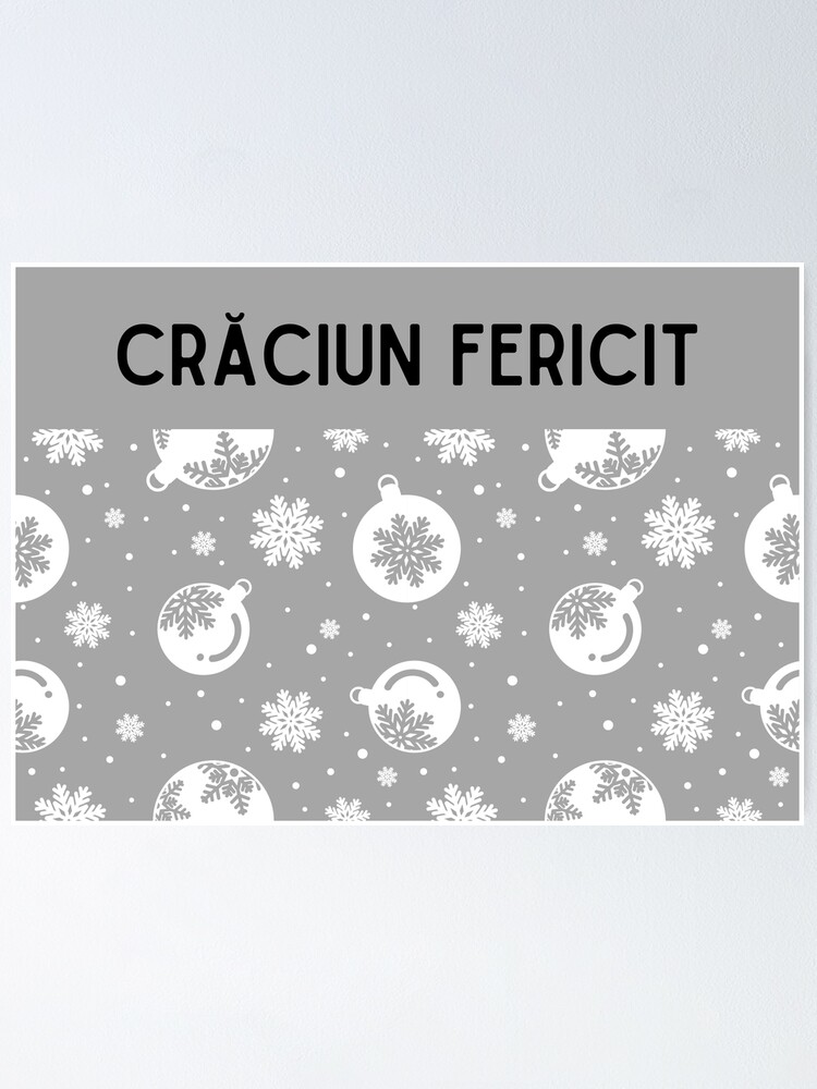 "Crăciun Fericit, Frohe Weihnachten auf Rumänisch, Frohe Weihnachten