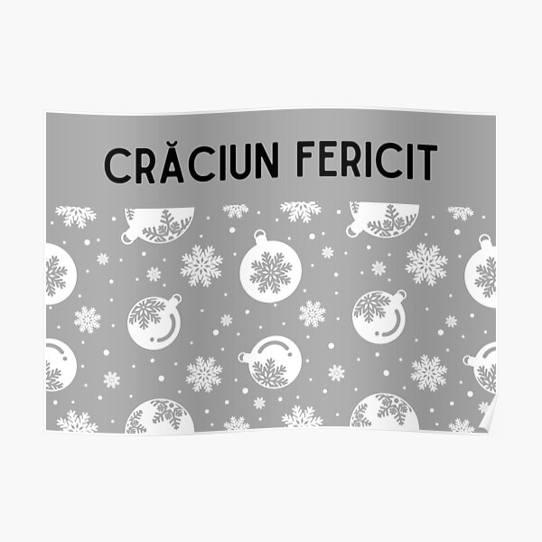 "Crăciun Fericit, Frohe Weihnachten auf Rumänisch, Frohe Weihnachten