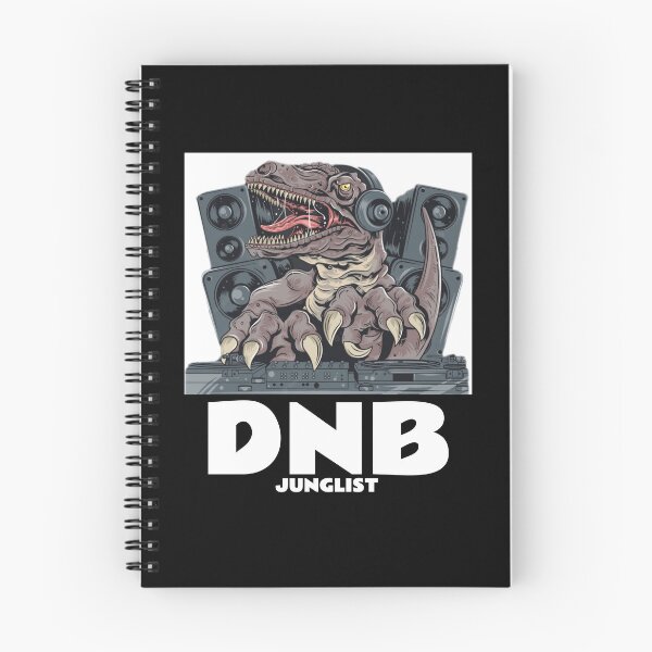 Item preview, DNB Junglist T-Rex (white)  designed and sold by Discothreadz.