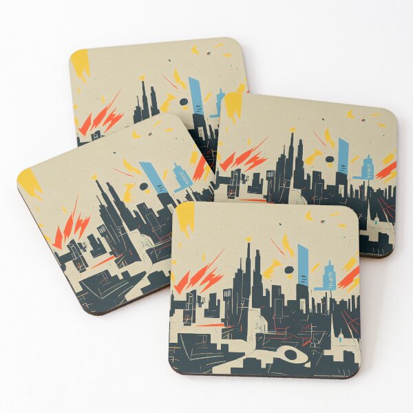 Item preview, City in flames! designed and sold by Robo Soul.