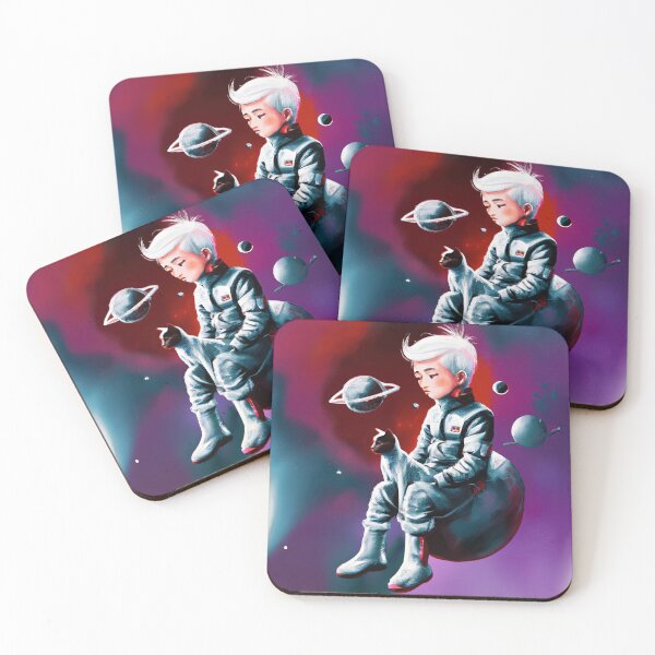 Item preview, A boy and his cat. In space. designed and sold by betes-etranges.