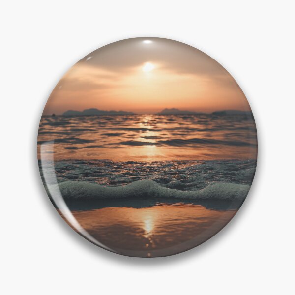 Item preview, beach sunset ocean sea designed and sold by Deep Blue Ocean.
