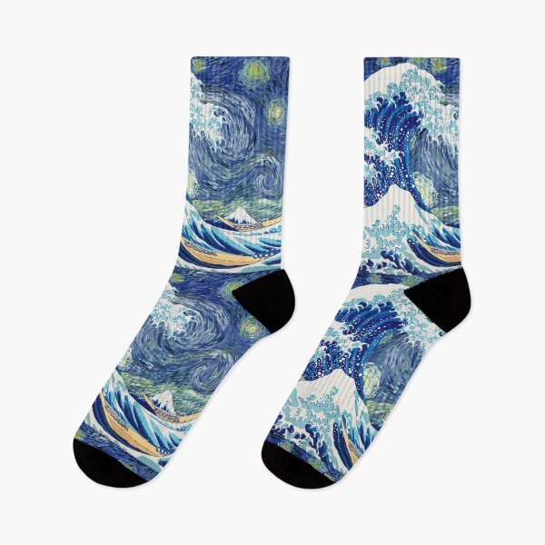 Item preview, Hokusai Feat Van Gogh designed and sold by Klassikal-Art.