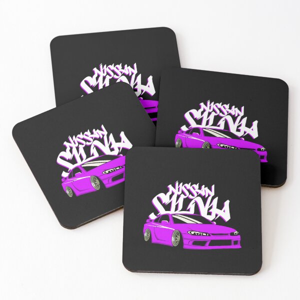 Item preview, SILVIA PURPLE CAR ILLUSTRATION  designed and sold by Vehiclestore.