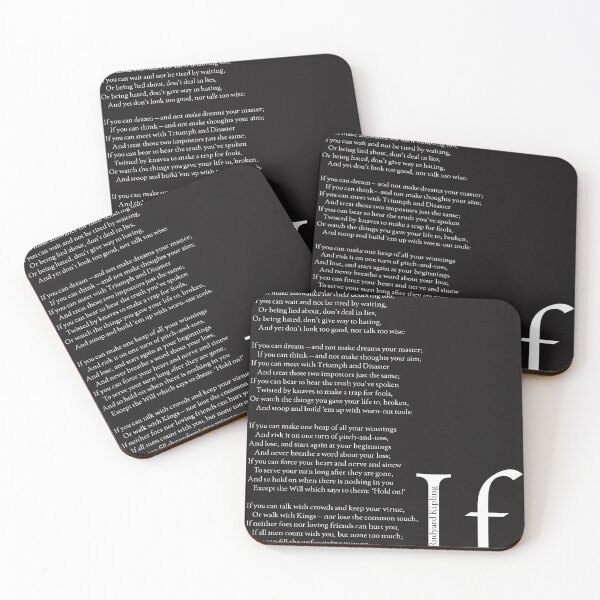 Item preview, 'If' Rudyard Kipling Inspirational Poem designed and sold by knightsydesign.