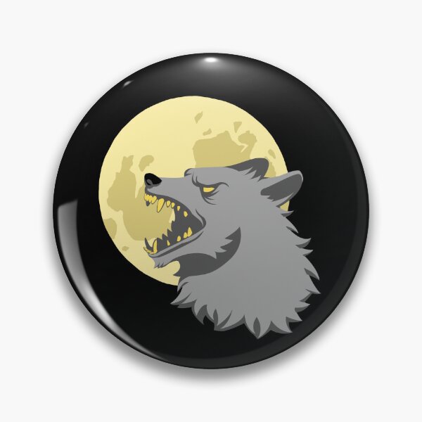 Item preview, Full moon wolf designed and sold by Mishpotato.
