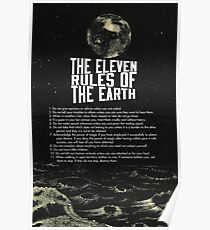 Eleven Rules of The Earth Classic Poster