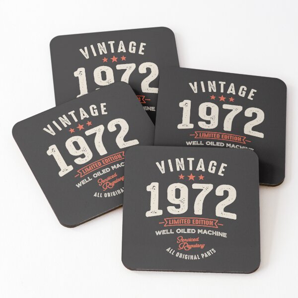Item preview, Vintage Born in 1972 - 52nd Birthday Retro Classic designed and sold by cidolopez.