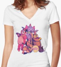 The Banana Splits Women's Fitted V-Neck T-Shirt