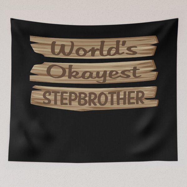 Item preview, Wooden Sign STEPBROTHER designed and sold by StoreHornedFace.