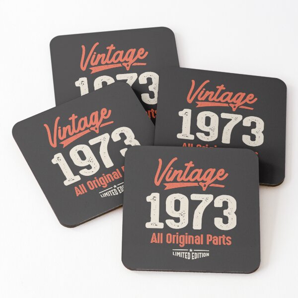 Item preview, Vintage Born in 1973 - 49th Birthday Retro Classic designed and sold by cidolopez.