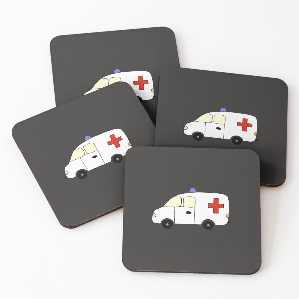 Aperçu de l'œuvre ambulance créée et vendue par SketchZeit.