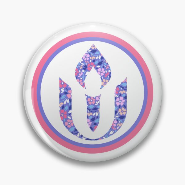 Item preview, Pink floral chalice Unitarian Universalism  designed and sold by KCAbdelnour.