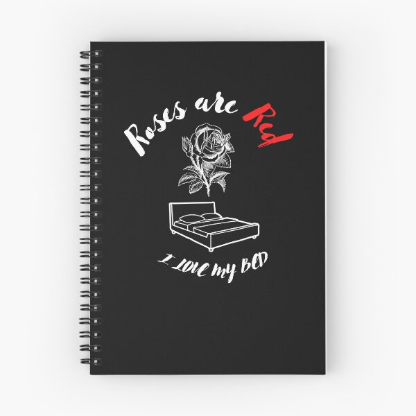 Item preview, Roses are red I love my bed  designed and sold by ProjectOfColor.
