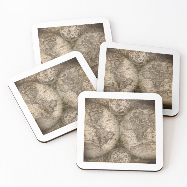 Item preview, World map - Ancient map of the world designed and sold by Sarabinala.