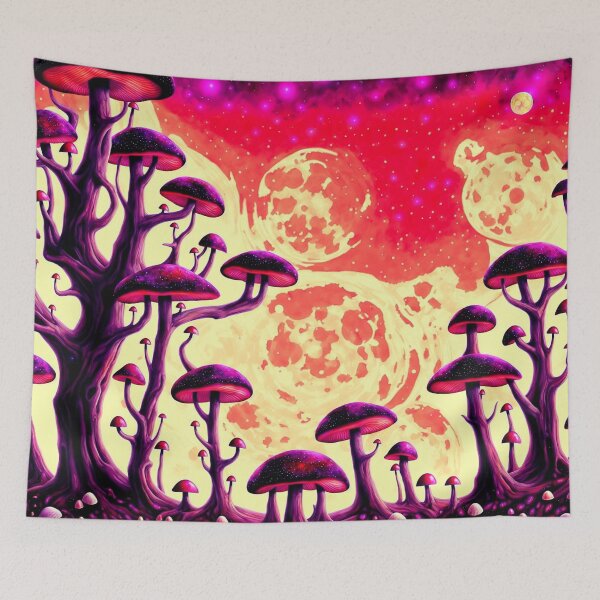 Artikelvorschau, Psychedelische Pilzlandschaft auf einem fremden Planeten entworfen und verkauft von BrachiaST.