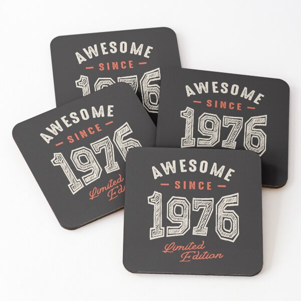 Item preview, Awesome Since 1976 - 46th Birthday Retro Classic designed and sold by cidolopez.