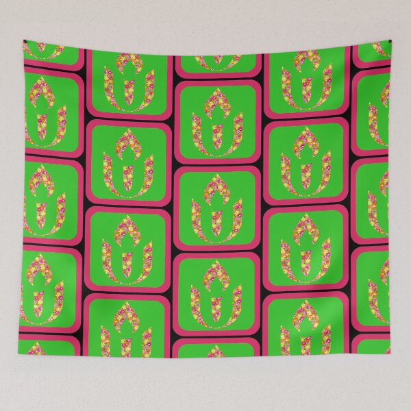 Item preview,  Pink and green foral chalice Unitarian Universalism  designed and sold by KCAbdelnour.
