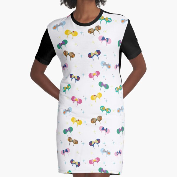 Magical Princess Ears Graphic T-Shirt Dress
