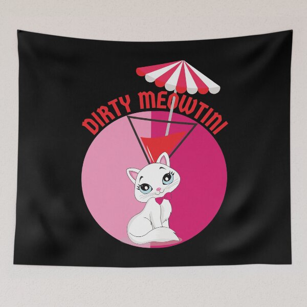 Item preview, Meowtini, Anyone? A Meowtini Shaken, Not Purred, Please. Funny Adorable Cat Pun. designed and sold by zicutza.
