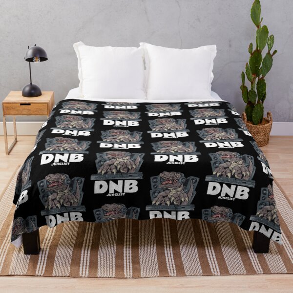 Item preview, DNB Junglist T-Rex (black)  designed and sold by Discothreadz.