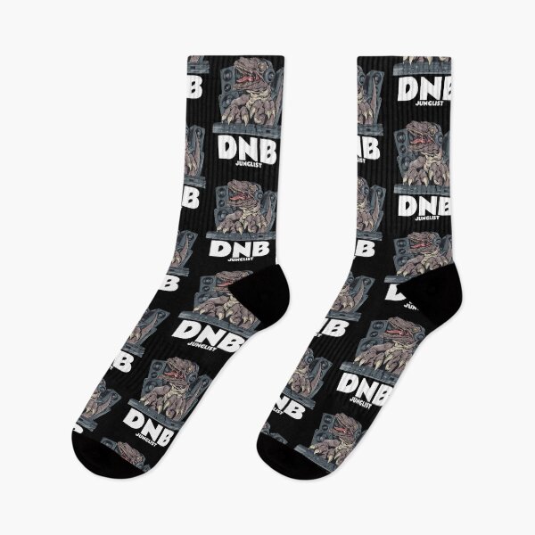 Item preview, DNB Junglist T-Rex (black)  designed and sold by Discothreadz.