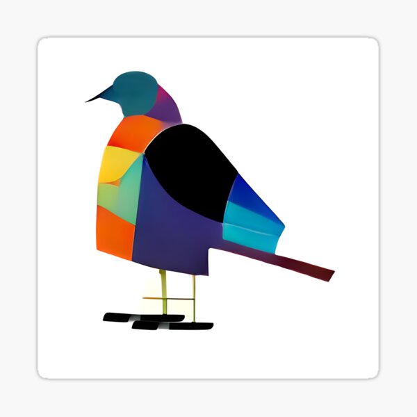 Animals collection - crowesque Sticker