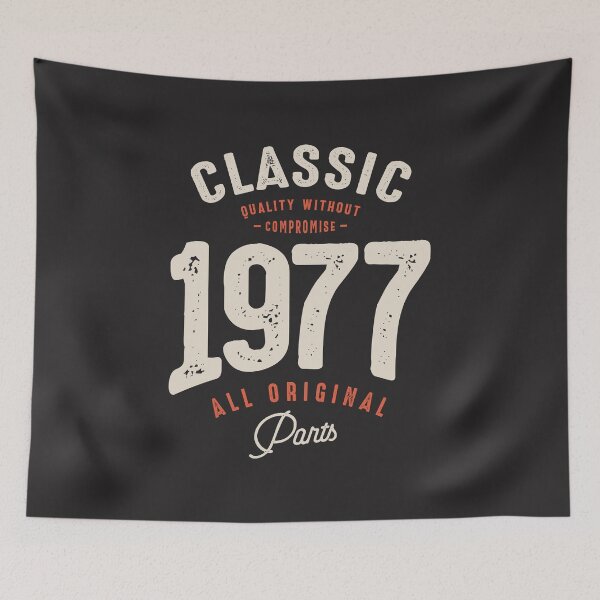 Item preview, Classic 1977 - 45th Birthday Retro Vintage designed and sold by cidolopez.
