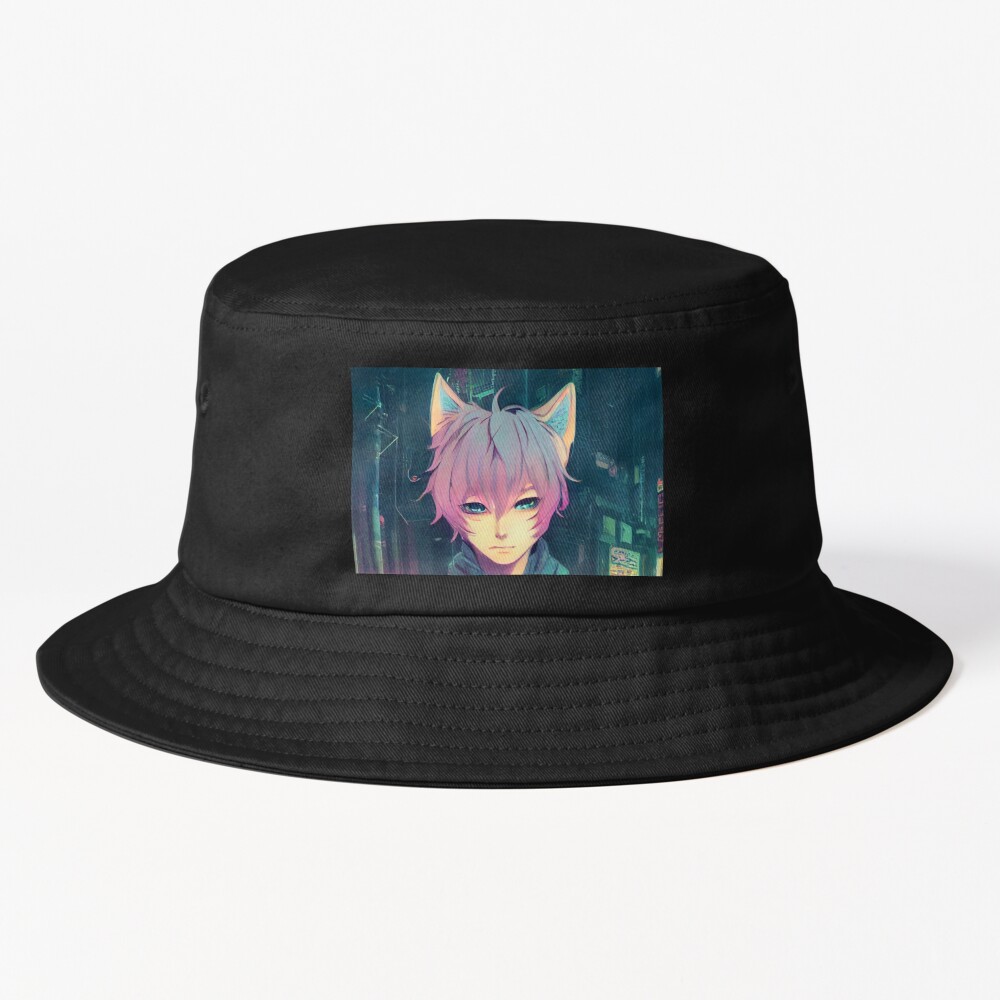 Futuristic anime CatBoy gifts for manga lovers Canvas Print for