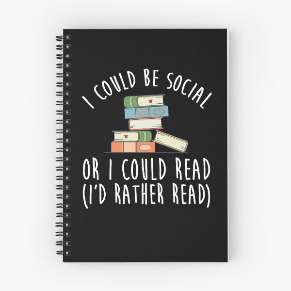 Item preview, I Could Be Social Or I Could Read - I'd Rather Read designed and sold by kamrankhan.