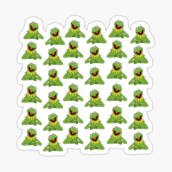 Item preview, Kermit The Frog pattern designed and sold by ValentinaHramov.