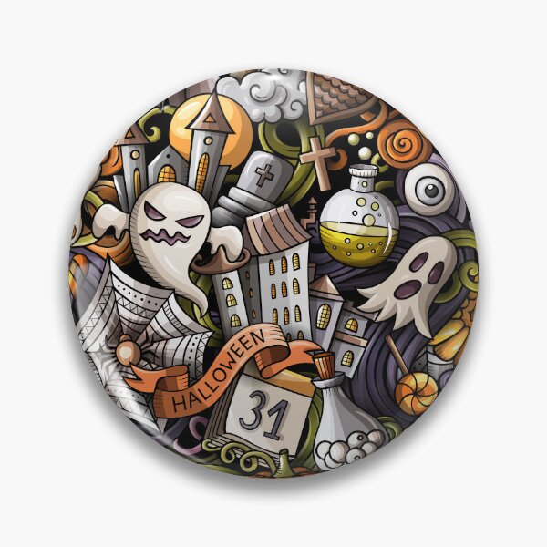 Item preview, CUTE HALLOWEEN DOODLES designed and sold by Bunn-Bunn.