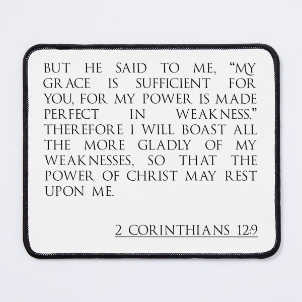 Item preview, 2 Corinthians 12:9 designed and sold by IsraWiss.