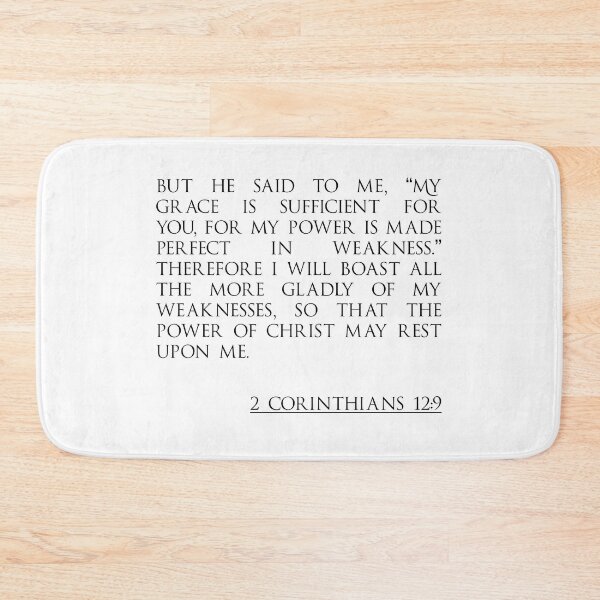 Item preview, 2 Corinthians 12:9 designed and sold by IsraWiss.